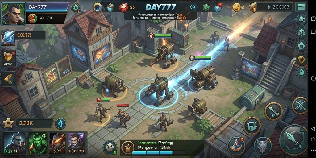 Tampilan gameplay DAY777 dengan berbagai strategi menarik.