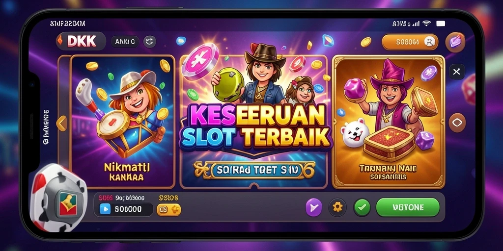 Gameplay seru DKK dengan grafis penuh warna dan fitur menarik.