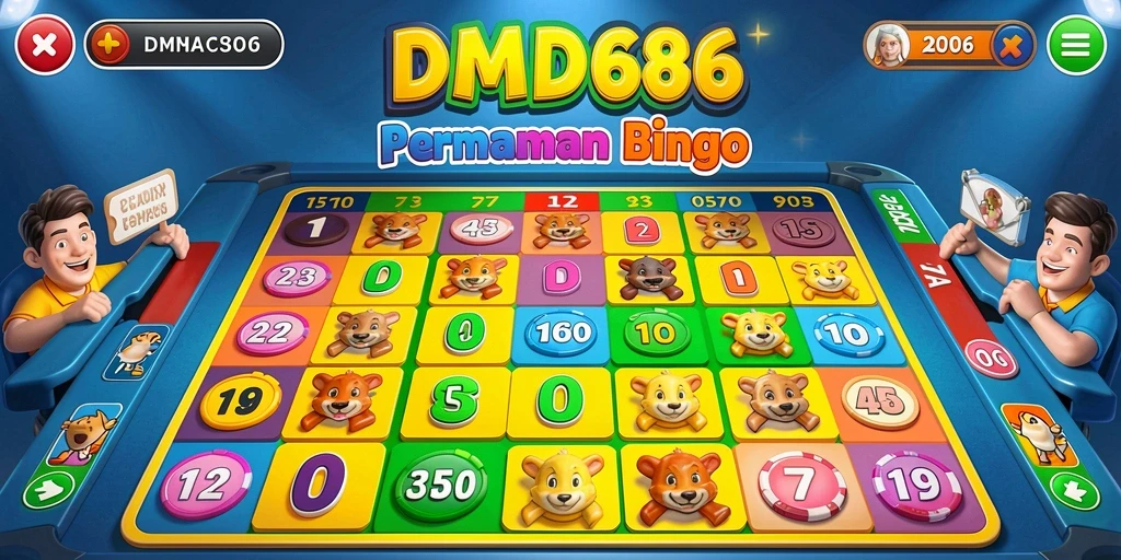 Tampilan gameplay Bingo yang seru dan interaktif di DMD686.