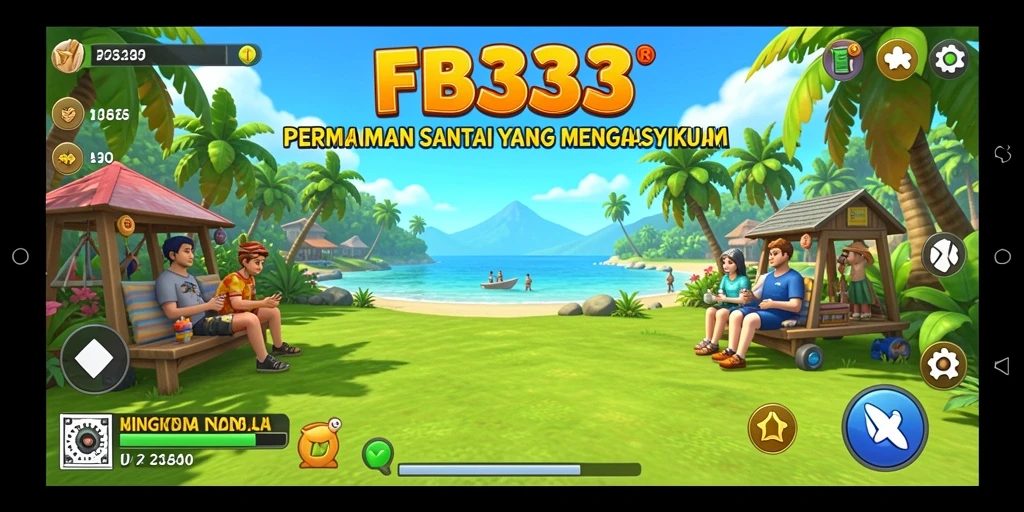 Screenshot utama FB333 menampilkan gameplay yang seru dan penuh warna.