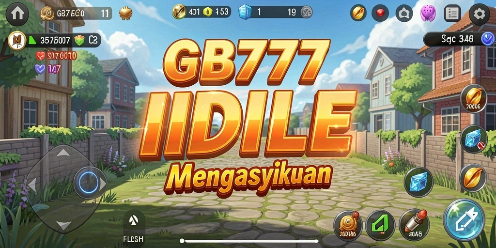 Screenshot menunjukkan gameplay seru dan mekanisme idle GB777.
