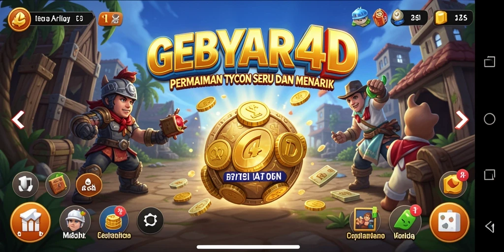 Tampilan gameplay Tycoon yang menarik dan interaktif.