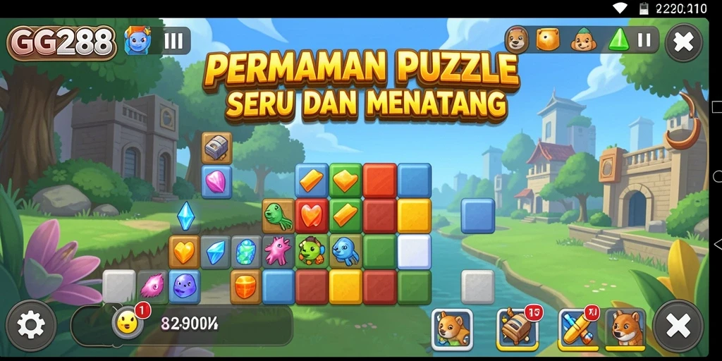 Tampilan gameplay GG288 yang menantang dan menarik.