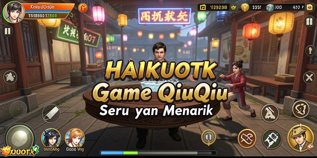 Screenshot HAIKUOTK menampilkan keseruan gameplay QiuQiu.