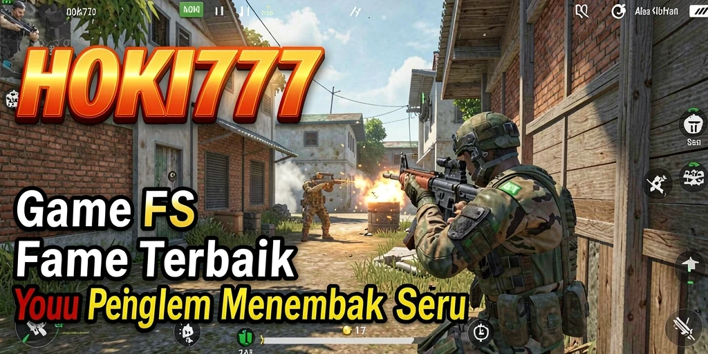 Gameplay HOKI777 yang penuh aksi dan seru di medan tempur.