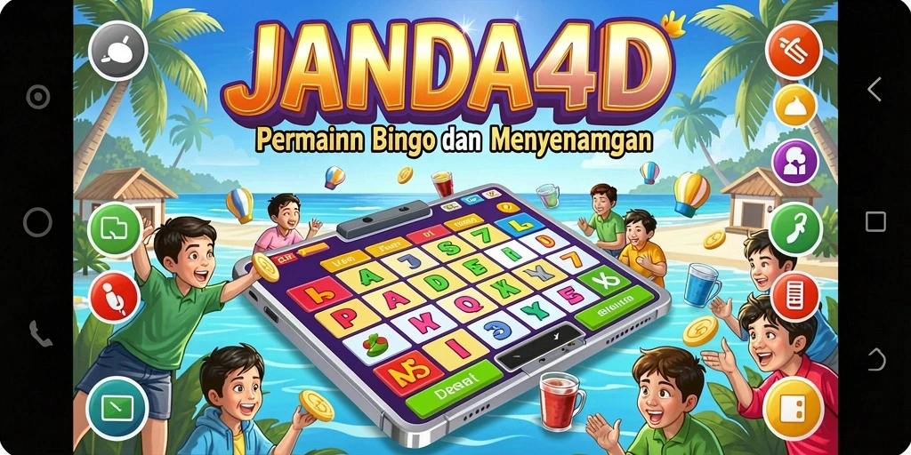 Tampilan gameplay menarik dari permainan Bingo JANDA4D.