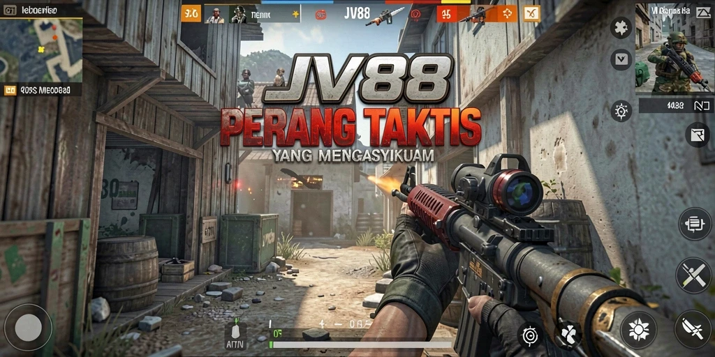 Gameplay seru dengan aksi pertempuran FPS intens.