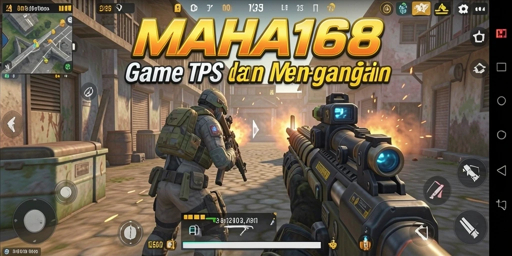 Tampilan gameplay seru dari game TPS MAHA168.