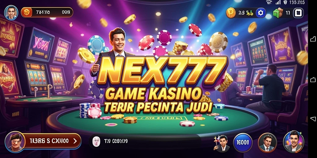 Tampilan gameplay yang menarik dari NEX777, menawarkan pengalaman Kasino yang mendebarkan.
