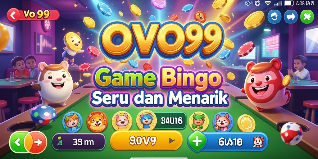Screenshot gameplay OVO99 menampilkan suasana seru permainan Bingo.