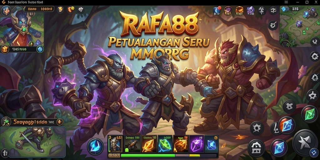 Tangkap momen seru dalam gameplay RAFA88 yang penuh petualangan MMORPG.