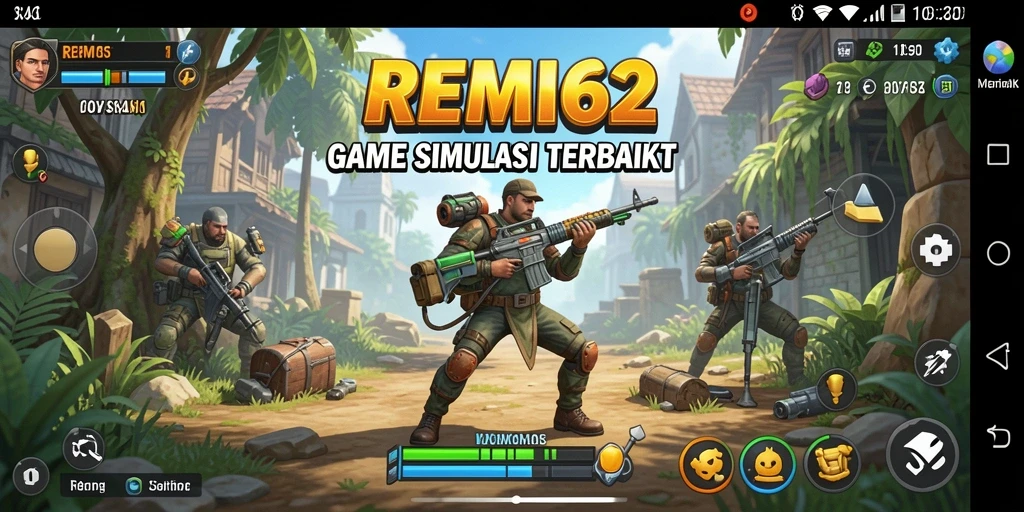 Tampilan gameplay REMI62 yang penuh warna dan menarik.