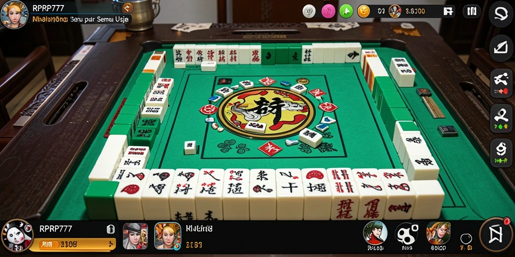 Tangkapan layar dari gameplay menarik di RPRP777 Mahjong.