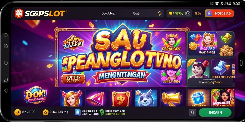 Screenshot SGPSLOT menampilkan gameplay menarik dengan fitur bonus yang menggiurkan.