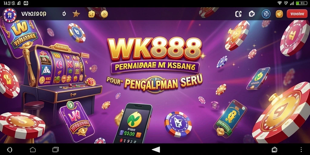 Tampilan gameplay Kasino yang mengasyikkan di WK888.